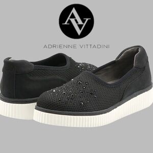 ADRIENNE VITTADINI- Nance Mesh Slip on Sneakers, NEW